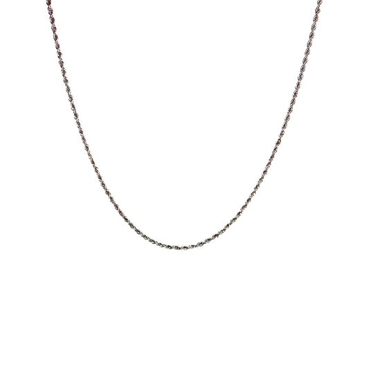 LUXUR | Ketting chain twisted zilver