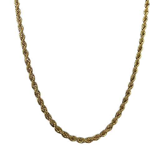 LUXUR | Ketting chain cropped gold