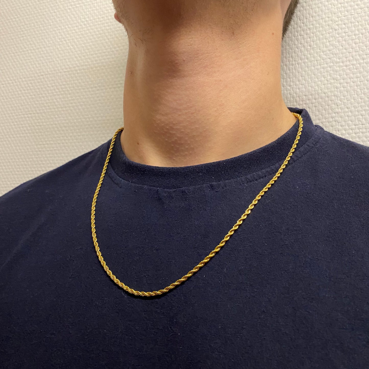 LUXUR | Ketting chain goud twisted
